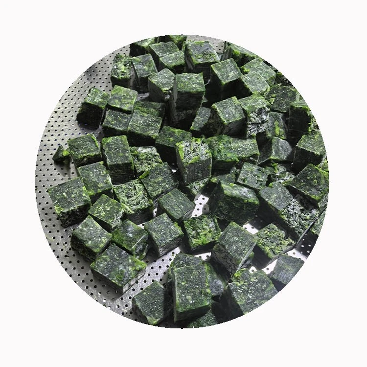 frozen spinach quality control for healthy food applications